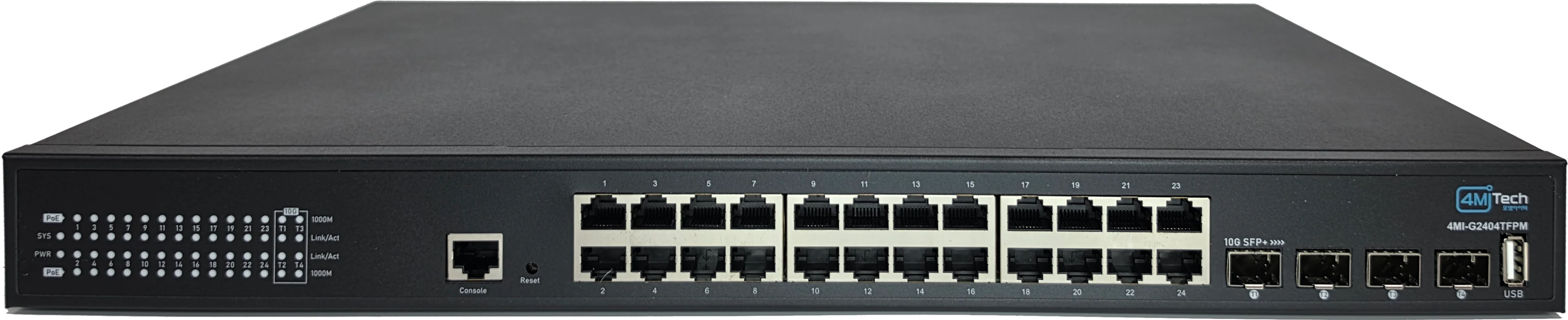 4MI-G2404TFPM PoE L2 스위치