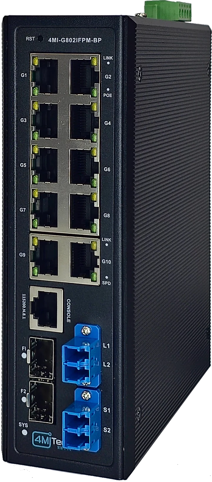 4MI-G802IFPM-BP 산업용 스위치