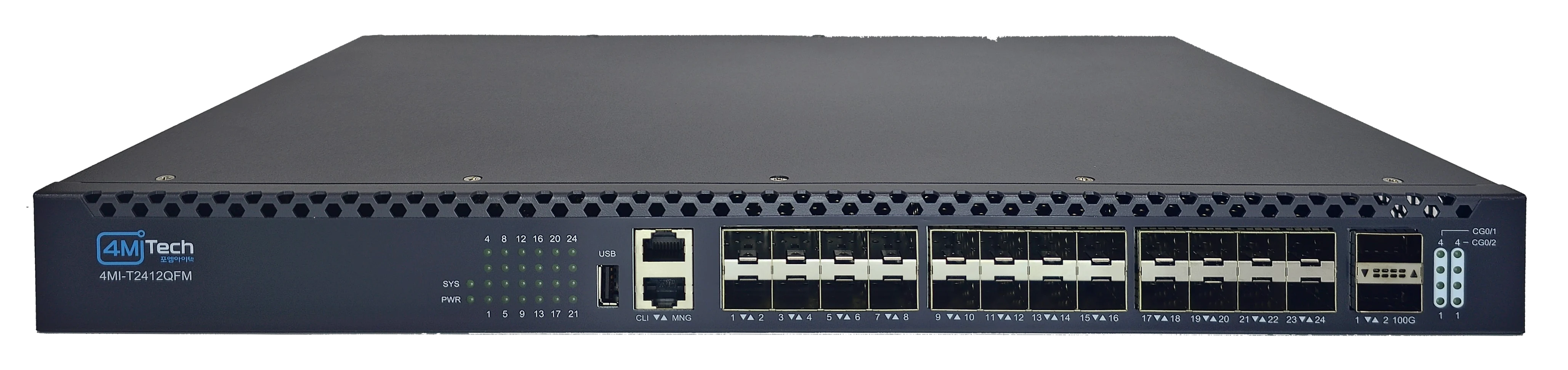 4MI-T2412QFM 고대역폭 집선 스위치